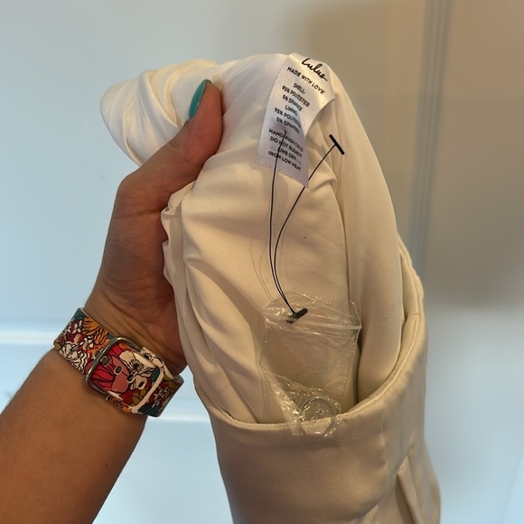 Lulus Ivory Pleated Career Bridal Trouser Pants - Picture 5 of 5